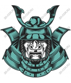  A ferocious samurai helmet