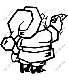  Stylized Santa Claus