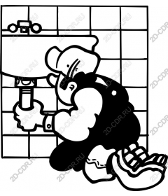  Plumber at work