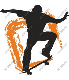 Dynamic skateboarder