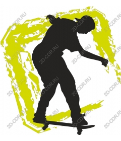  Bright skateboarder