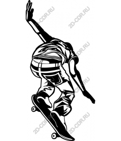 Dynamic skateboarder