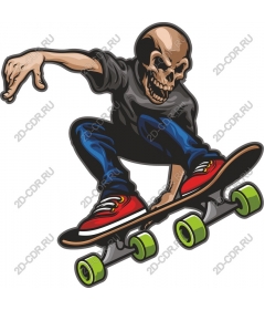  Skeleton skateboarder