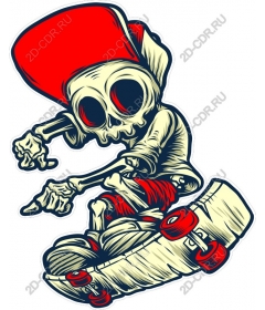  Skeleton Skateboarding