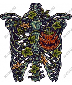  Collected bones - Skeleton for Halloween