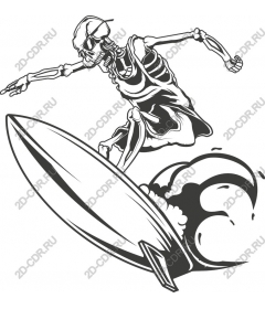  Skeleton surfer