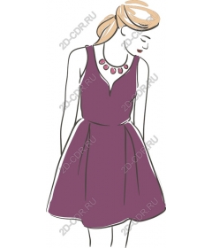  Elegant purple party dress for women