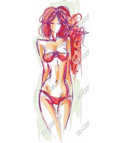  Confident woman in bikini