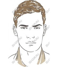  Modern portrait of a man