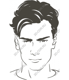  Modern portrait of a man