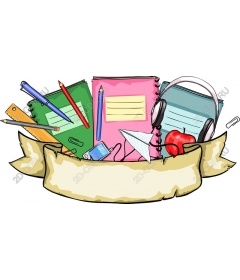  Bright school supplies