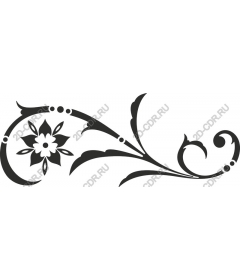  Elegant floral pattern
