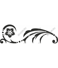  Elegant floral pattern
