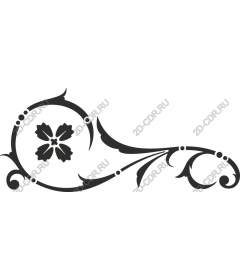  Elegant floral decorative