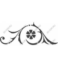  Elegant floral pattern