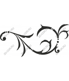  Elegant floral pattern