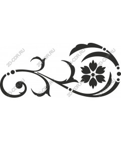  Elegant floral pattern