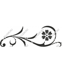  Elegant floral pattern