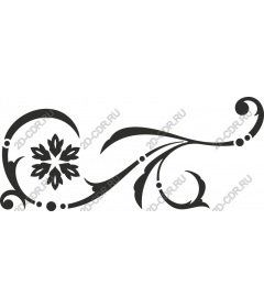  Elegant floral pattern