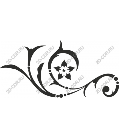  Elegant floral pattern