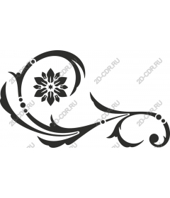  Floral swirl