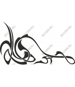  Elegant abstract swirl
