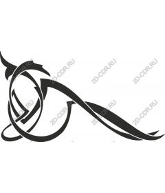  Elegant flowing abstraction