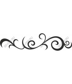  Elegant decorative swirl