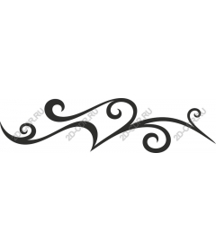  Elegant black whirlwind