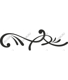  Elegant decorative curl