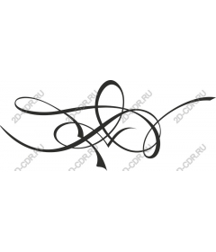  Elegant decorative swirl