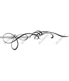  Elegant decorative border into and