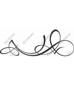  Elegant decorative curl