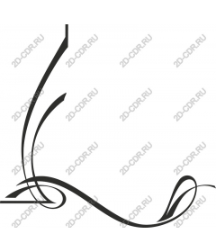  Elegant decorative swirl
