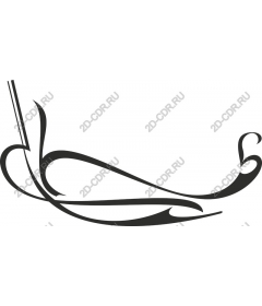  Elegant abstract swirl