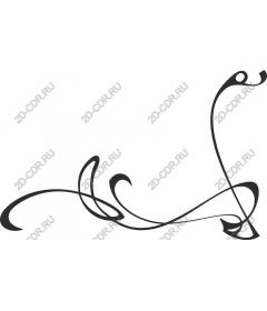  Elegant ornamental curl