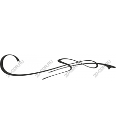  Elegant flourish