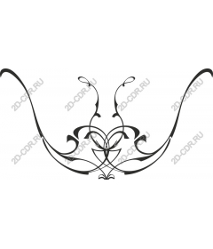  Elegant decorative floral pattern