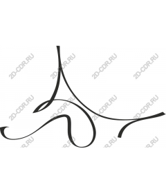  Elegant flowing lines Clipart