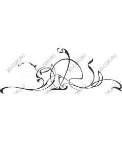  Elegant art in the form of curls, inspired by the colours