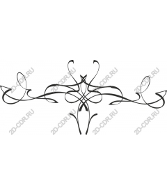  Elegant decorative swirl