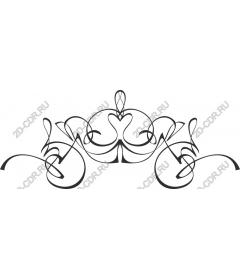  Elegant decorative swirl