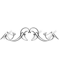  Elegant heart motif
