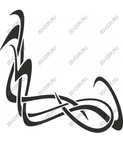  Elegant pattern of black lines