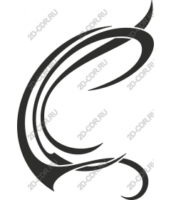  Elegant abstract swirl