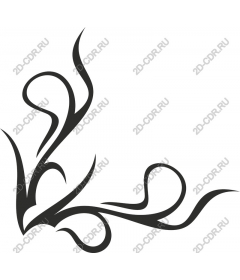  Elegant floral pattern