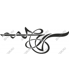  Elegant musical clef