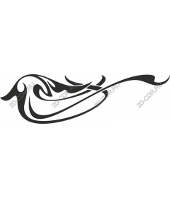  Elegant abstract swirl