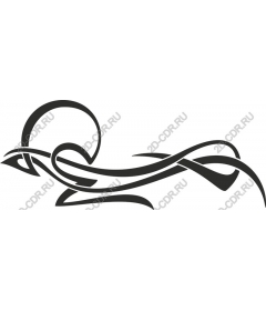  Elegant abstract bird and sun