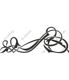  Elegant abstract stroke